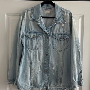 Pimkie Light Blue Jean Jacket Size XL